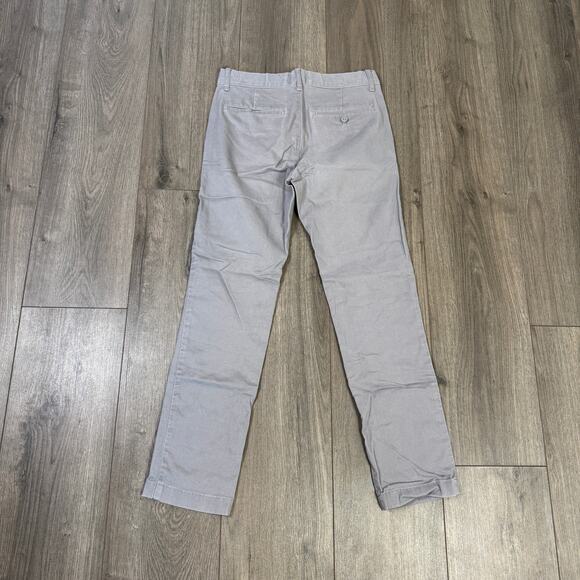 Crewcuts J.Crew 770 Stretch Chino Pants Boys 12 Chrome Gray Adjustable Waistband - Picture 5 of 7